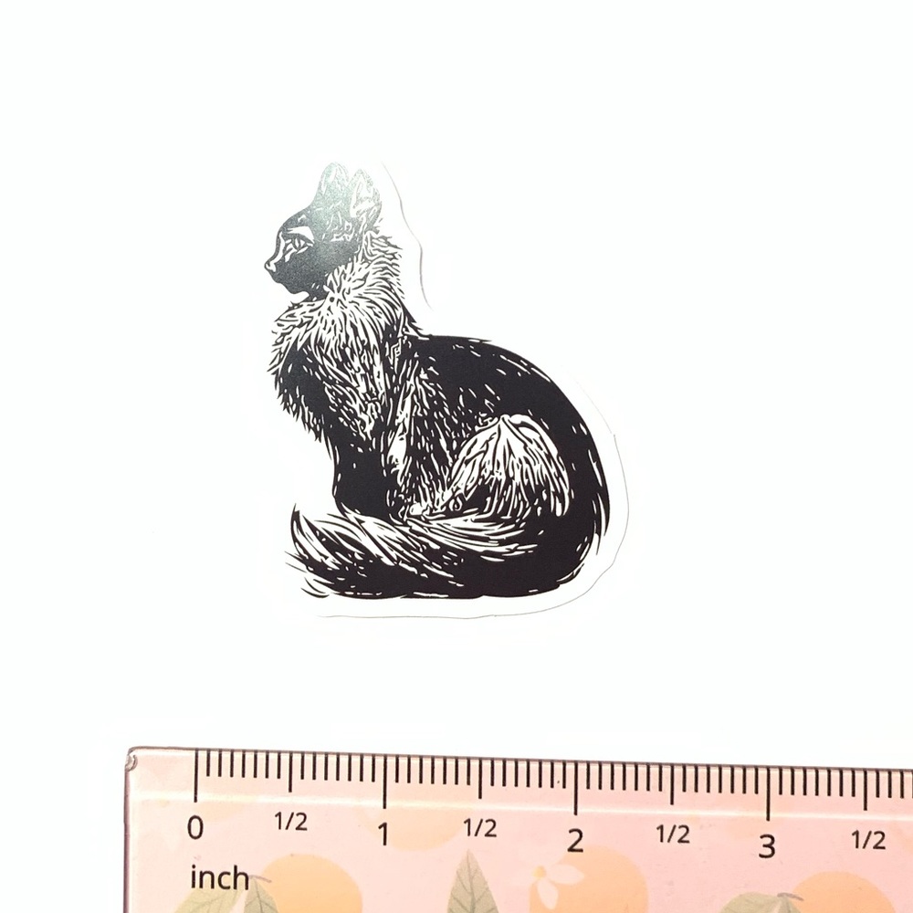 Cat Vinyl Sticker - Picture 2 of 2